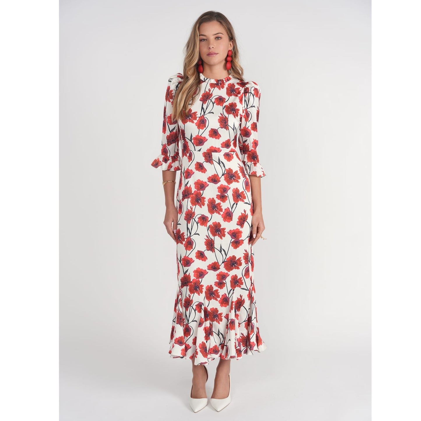 Shiri Dress Poppies Adina LV - The Mimi Boutique