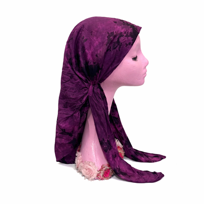 Viscose Tie Dye Pre-Tied Headscarf