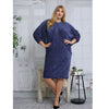 Janelle Navy Dress