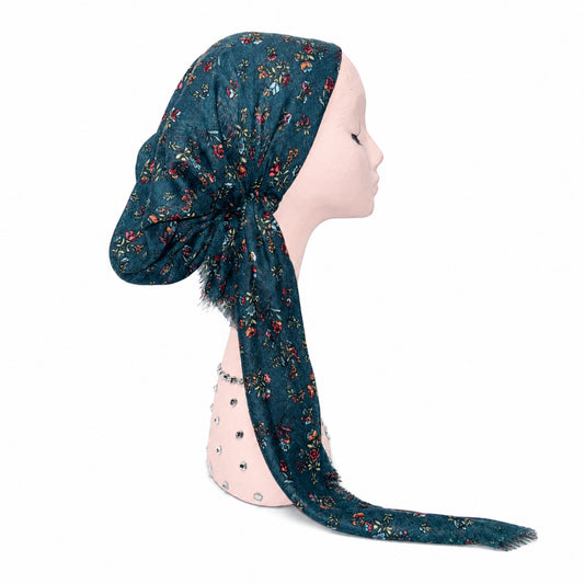 Mini Floral Print Headscarf Dacee