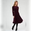 Velvet Lia Dress Bordeaux DF
