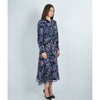 Pesha Purple Floral Dress
