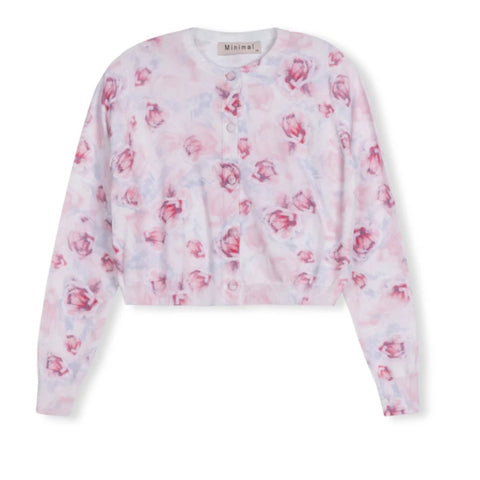 Tallow Floral Printed Cardigan Teen