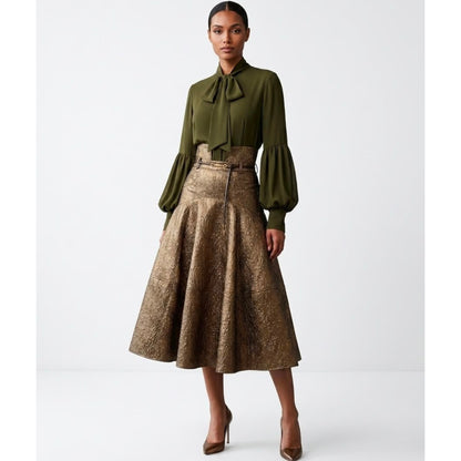 Gold Majestic Skirt Nina