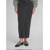 Black Denim Maxi Skirt