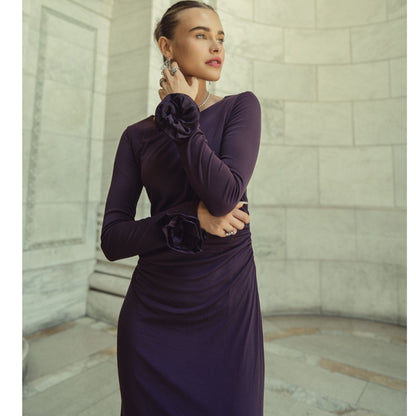 Faye Maxi Deep Plum Adina LV