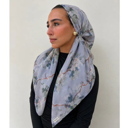 Blue Willow Headscarf SB