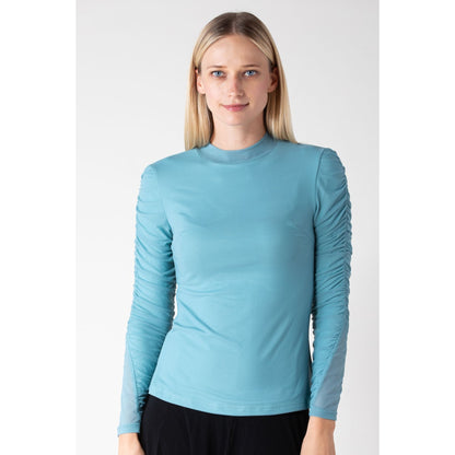 Eirene Seafoam Mesh Top Lunella