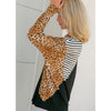 Striped Leopard Combo Tshirt