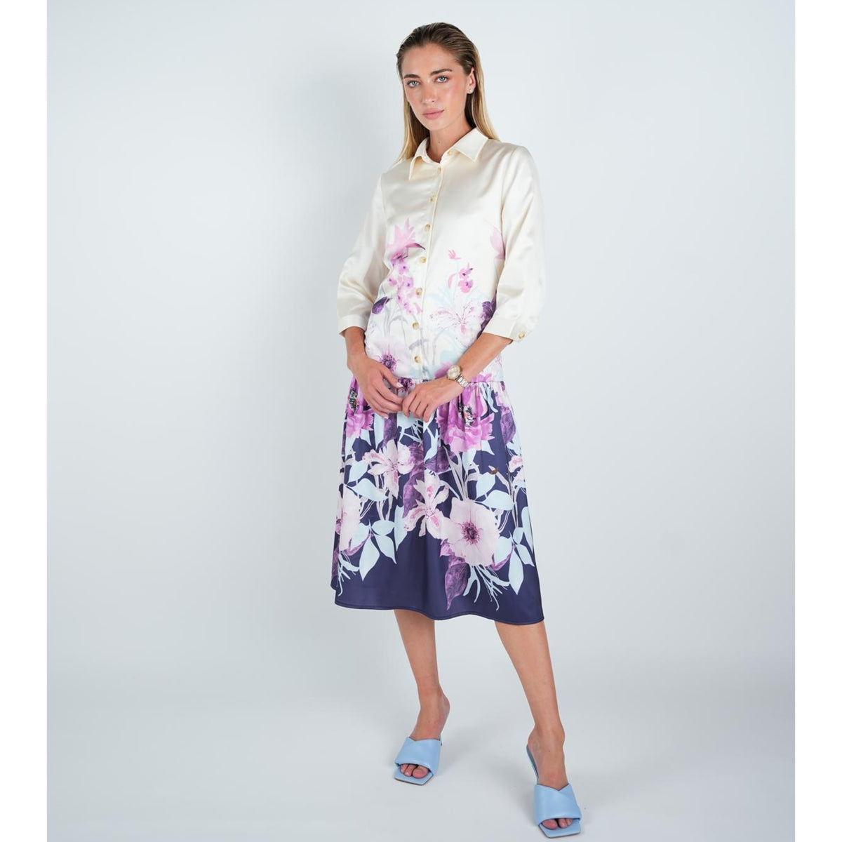 Violet Garden Dress - The Mimi Boutique