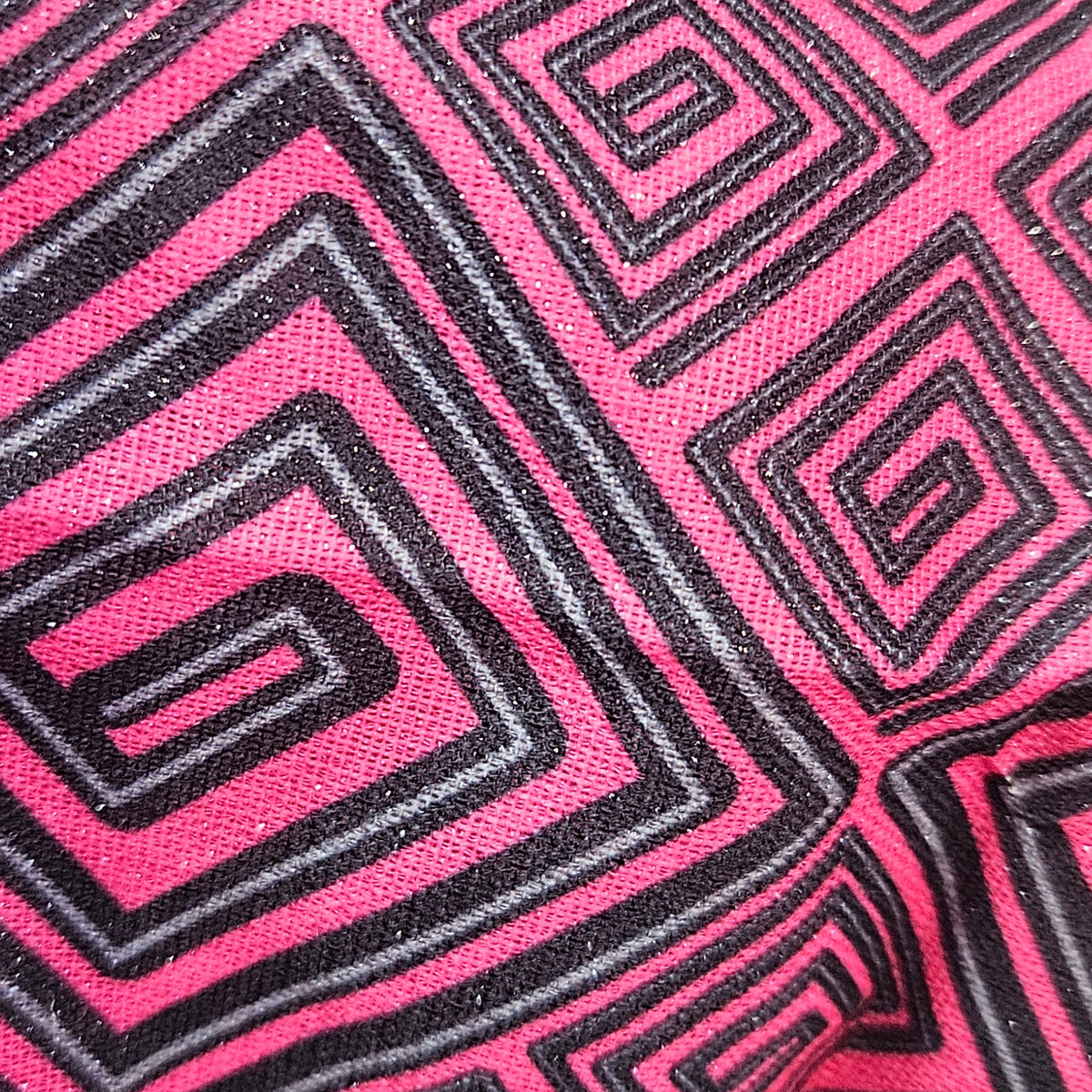 Pink Geo Shimmer Headscarf Itsyounique
