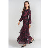 Debbie Top Fuschia Flower Art Adina Lv