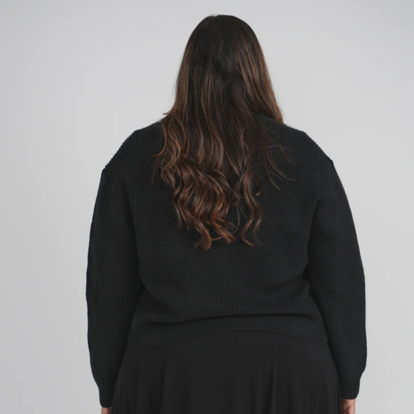 Bow Cardigan Black - The Mimi Boutique