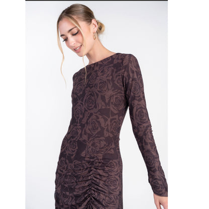 Davina Chocolate Roses Dress Adina LV