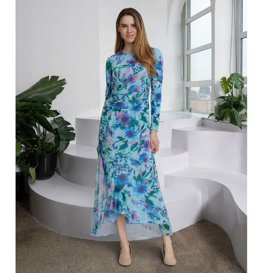 Janet Dress Blue Floral
