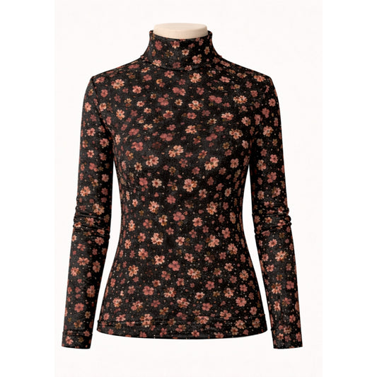 Bloom Mockneck Tee Code Plus