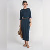 Pocket T-shirt Dress Indigo Adina LV - The Mimi Boutique