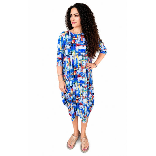 Georgiana Dress Modern Art
