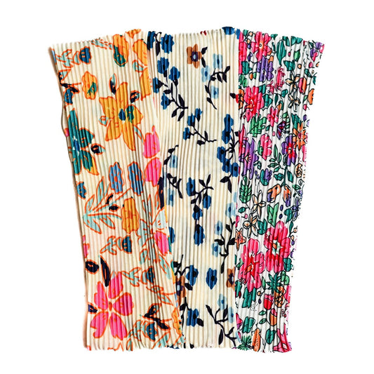 Floral Pleated Headband Nicsessories (Many)