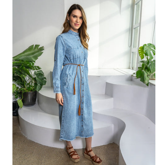 Daisy Light Denim Wash Dress