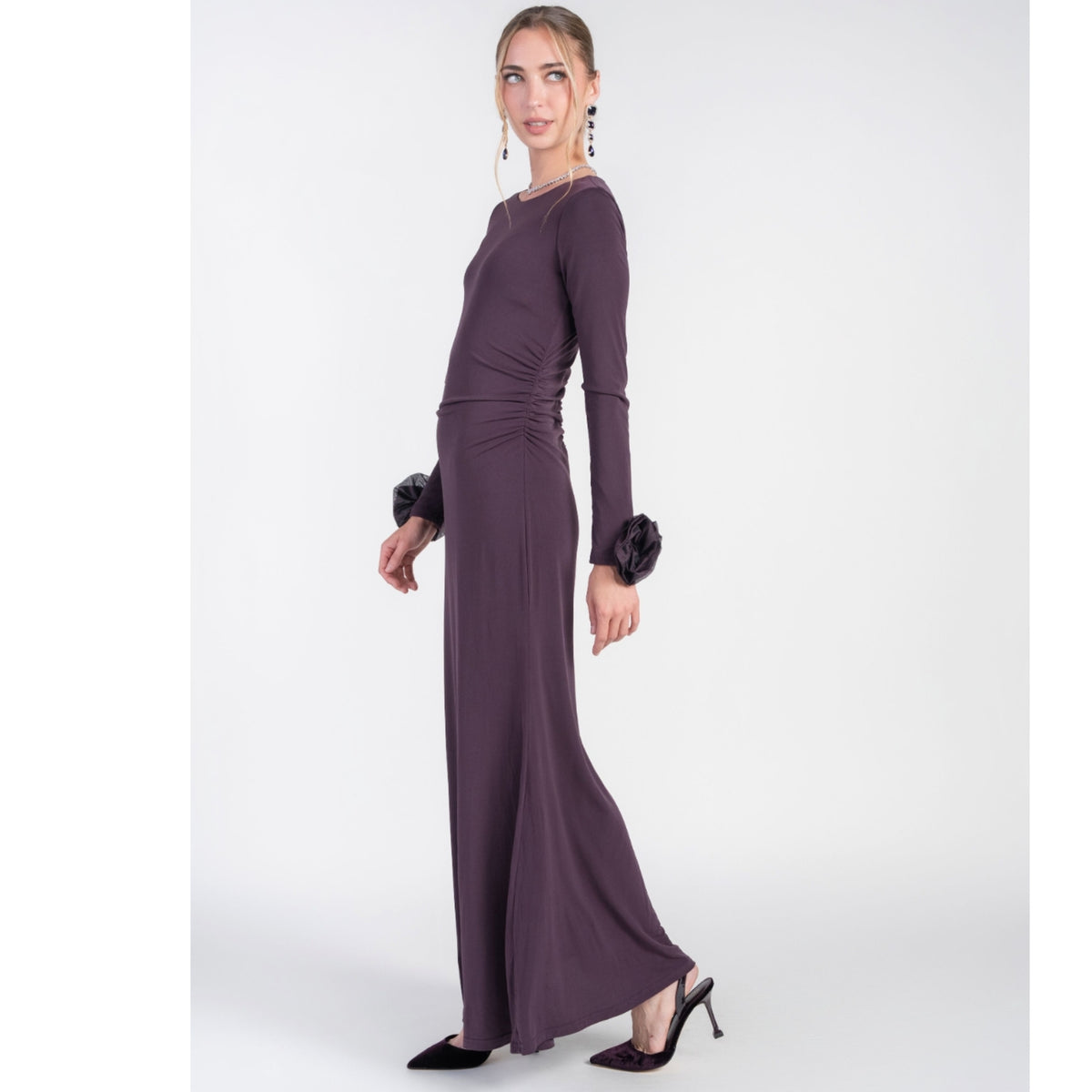 Faye Maxi Deep Plum Adina LV