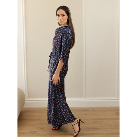 Calanit Dress Navy House Of Lancry