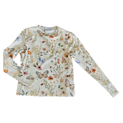 Butterfly Tshirt Lilac Teen - The Mimi Boutique