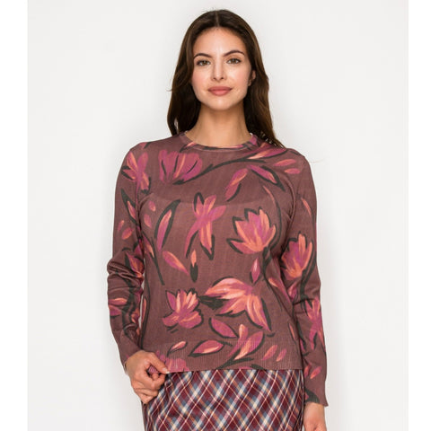 Large Rose Sweater