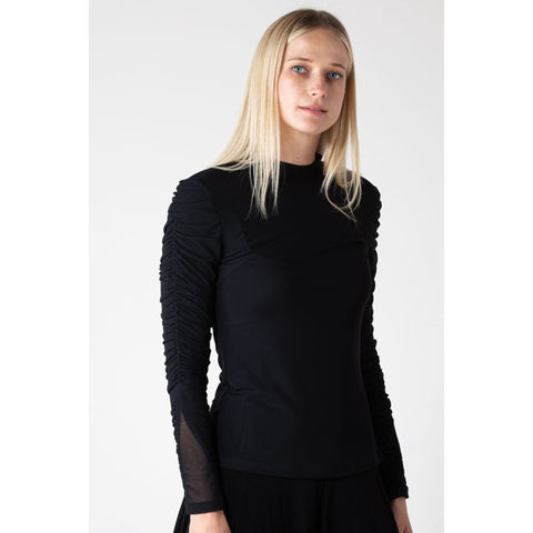 Eirene Black Top Mesh Lunella