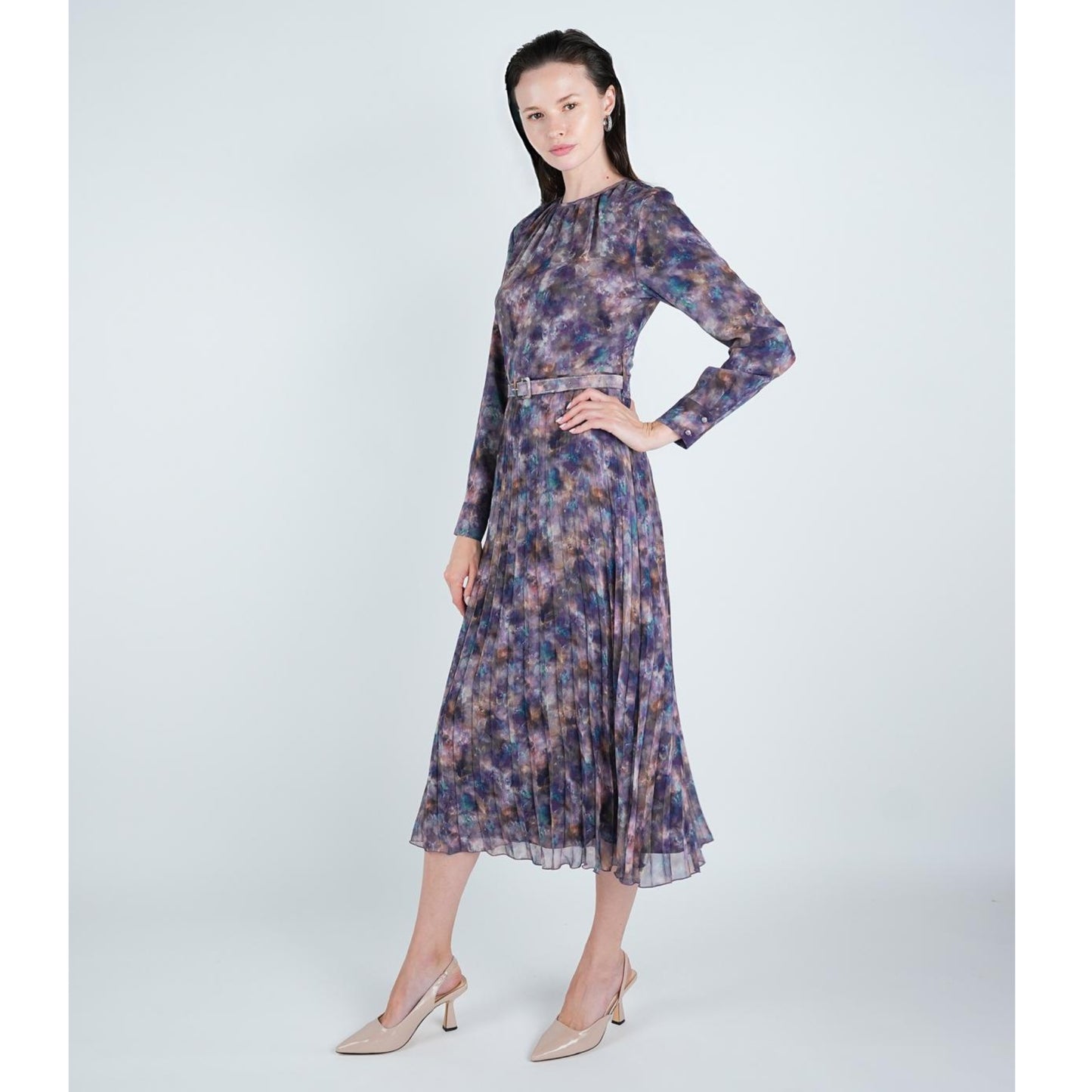 Butterfly Stamp Dress - The Mimi Boutique