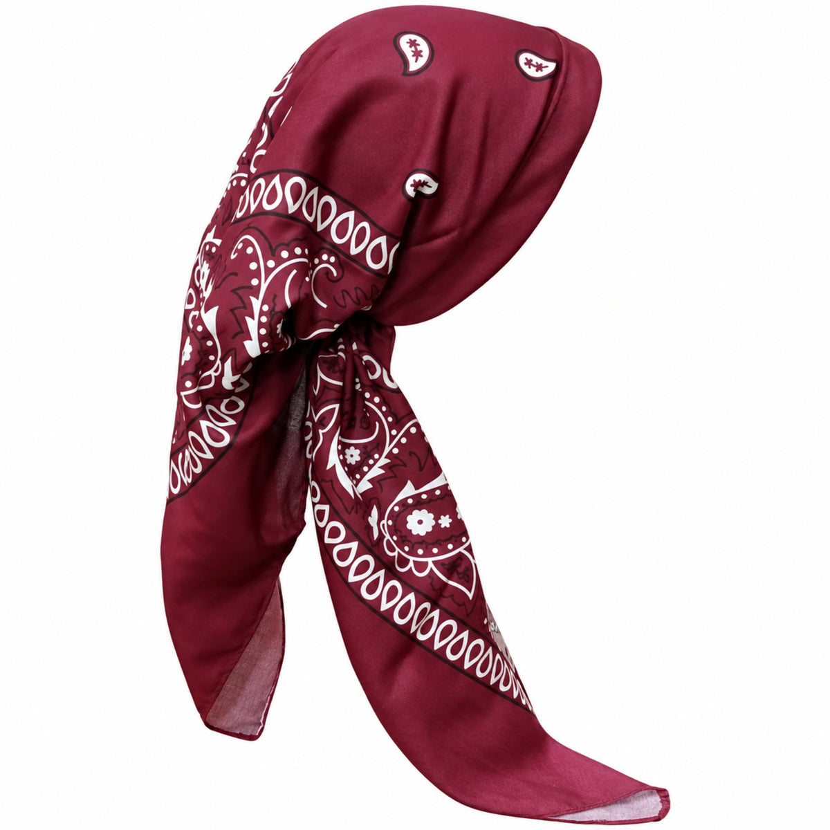 Bandana Paisley Print Pre-tied Headscarf Itsyounique