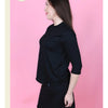Black Quarter Sleeve Performance Top Transcendent