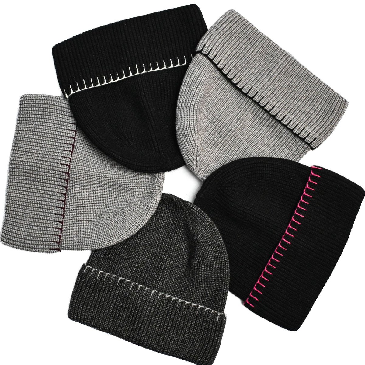 Stitched Cuffed Beanie Nicsessories
