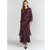 Jodi Skirt Fuschia Flower Art Adina LV
