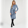 Loose Basic Dress Velvet Grey