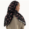 Midnight Rose Light Crinkle Headscarf Valeri Many Styles