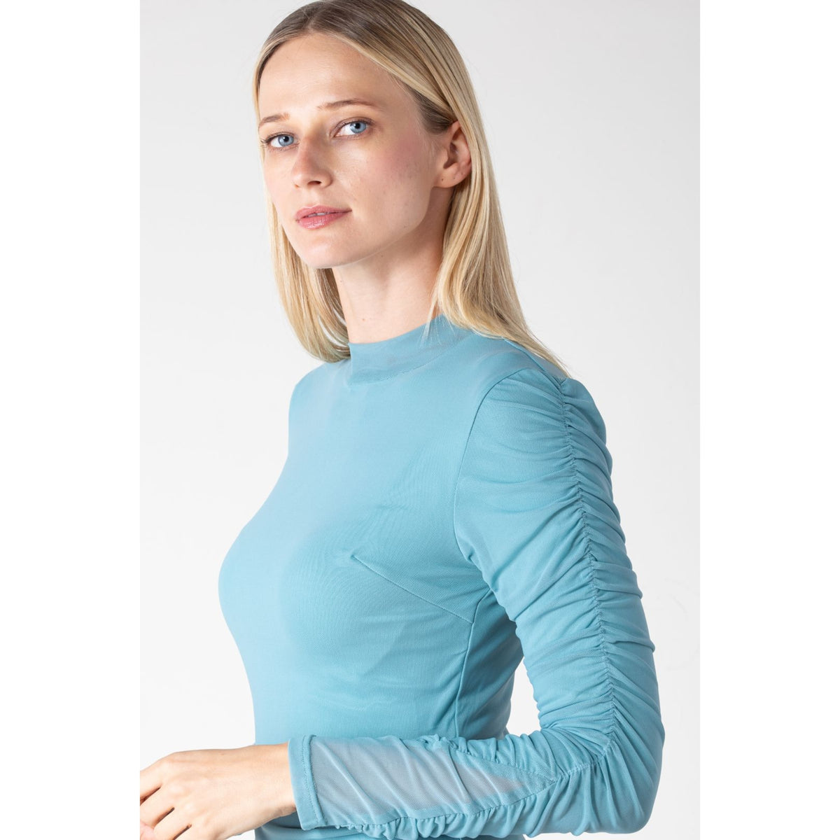 Eirene Seafoam Mesh Top Lunella