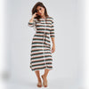 Ocean Green Chevron Lia Dress DF