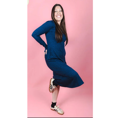 Denim EverReady Maxi Dress Mesh Transcendent