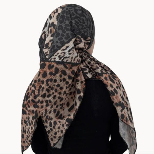 Leopard Mix Headscarf Valeri (Many Styles) - The Mimi Boutique