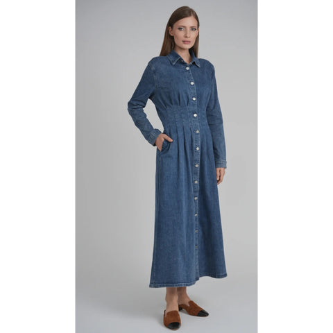 Waisted Denim Dress