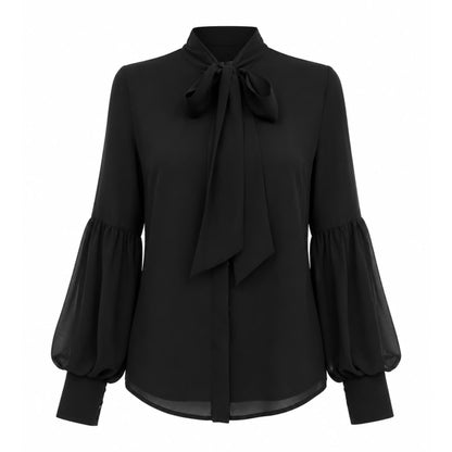 Casey Black Blouse Nina