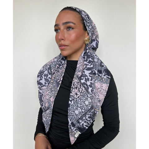Vintage Patchwork Headscarf SB