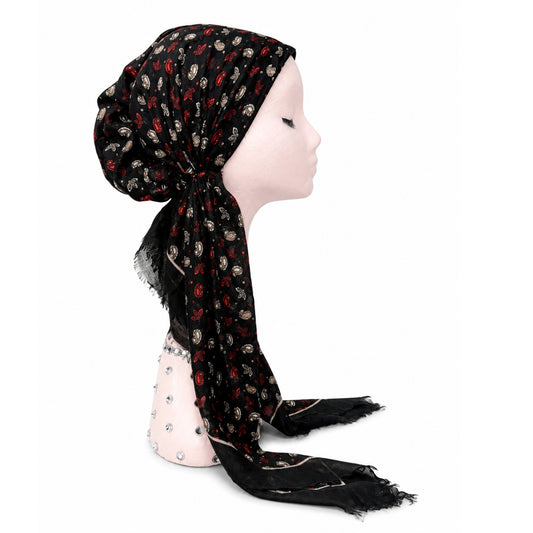 Scattered Flowers Print Headscarf Dacee