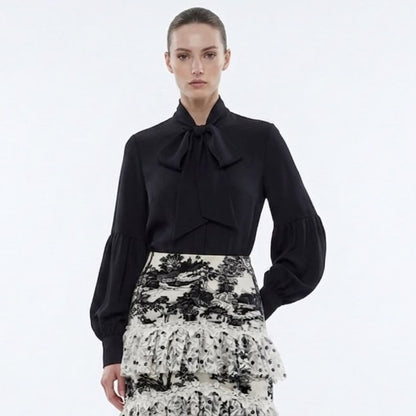 Casey Black Blouse Nina