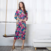 Rio Dress Teal Print