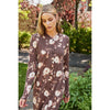 Alexa Brown Floral Dress