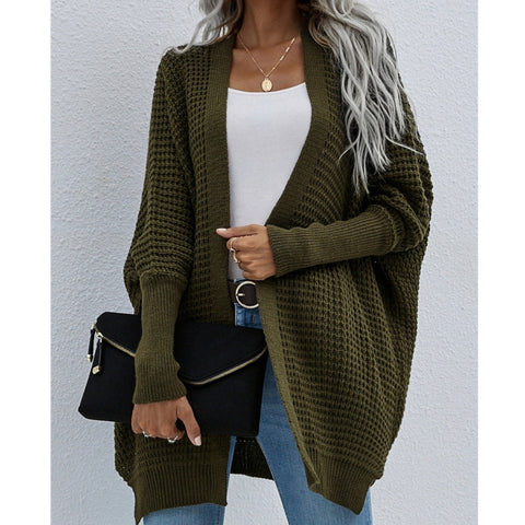 Long Sleeve Olive Sweater Cardigan
