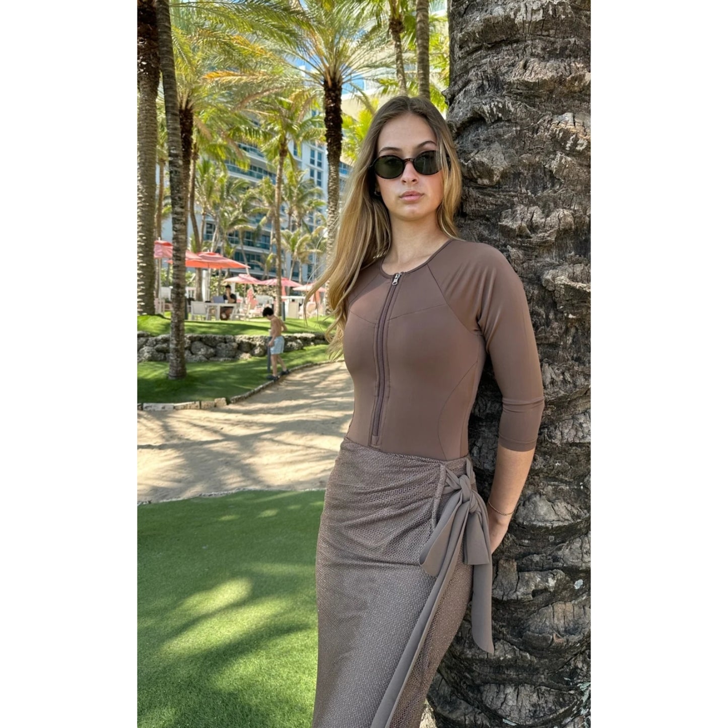 St. Barth Set Brown CVRGE (Swim)