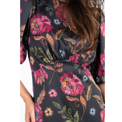 Marlo Dress Artwork Floral Adina LV